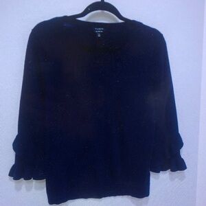 Talbots Navy Blue Top